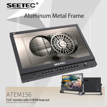 SEETEC ATEM156 15.6 Inch Director Monitor, Aluminum Alloy Case, Portable for Outdoor Broadcast, OEM/ODM Manufacturer detail image