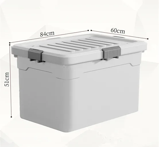 Extra Large Thickened Plastic Storage Box Household Clothes Organizer