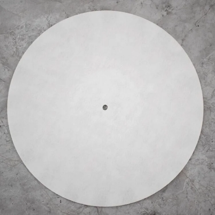 Custom Turntable Felt Mat Pad Diameter 7.8-inch Felt Slipmats LP Record Players Anti Static Vibration Dampening Pad for Vinyl