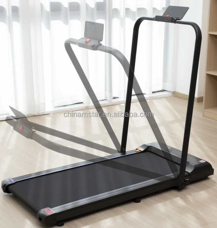 Portable Mini LED Screen Electric Motorized Foldable Walking Pad Home Gym Flat Treadmill for Fitness Exercise Running Wireless