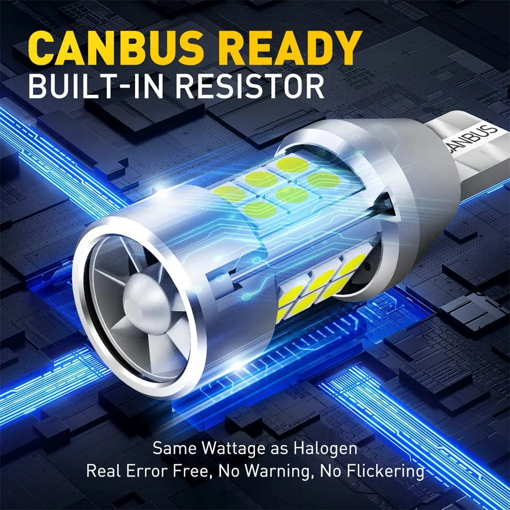 AUXITO Reverse Backup LED Bulbs Light 912 T15 921 Extremely Bright