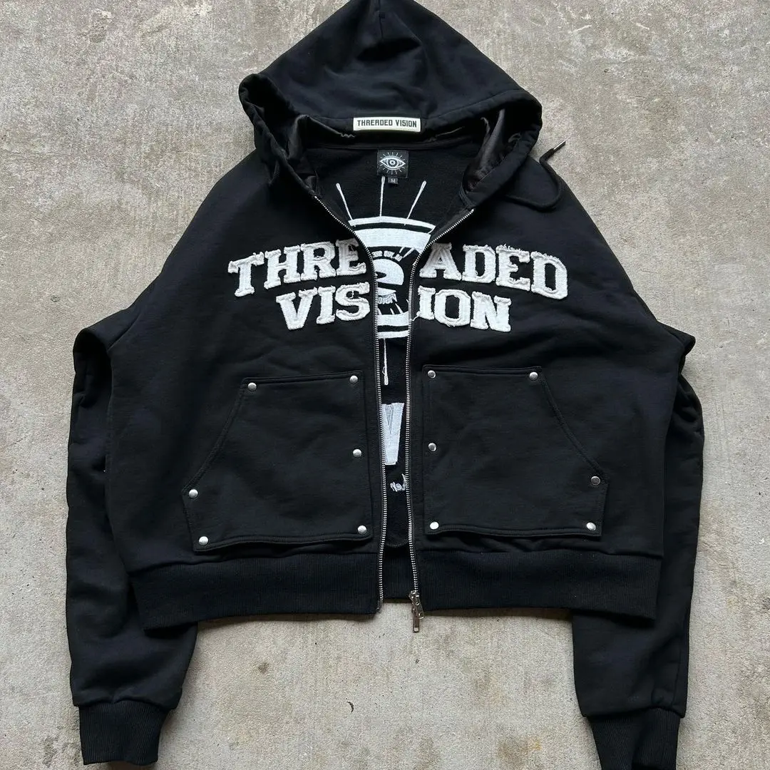 レディースウェア ResurrectionCHAIN EMBROIDERY LOGO HOODIE Hoodies | Come Smash The Patriarchy | The Spark Company