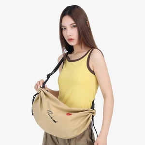 NOXXON Custom Dumpling Bag Nylon Moon Crossbody Sling Hobo Shoulder Bag Solid Color Casual Hobo Bags for Daily Use
