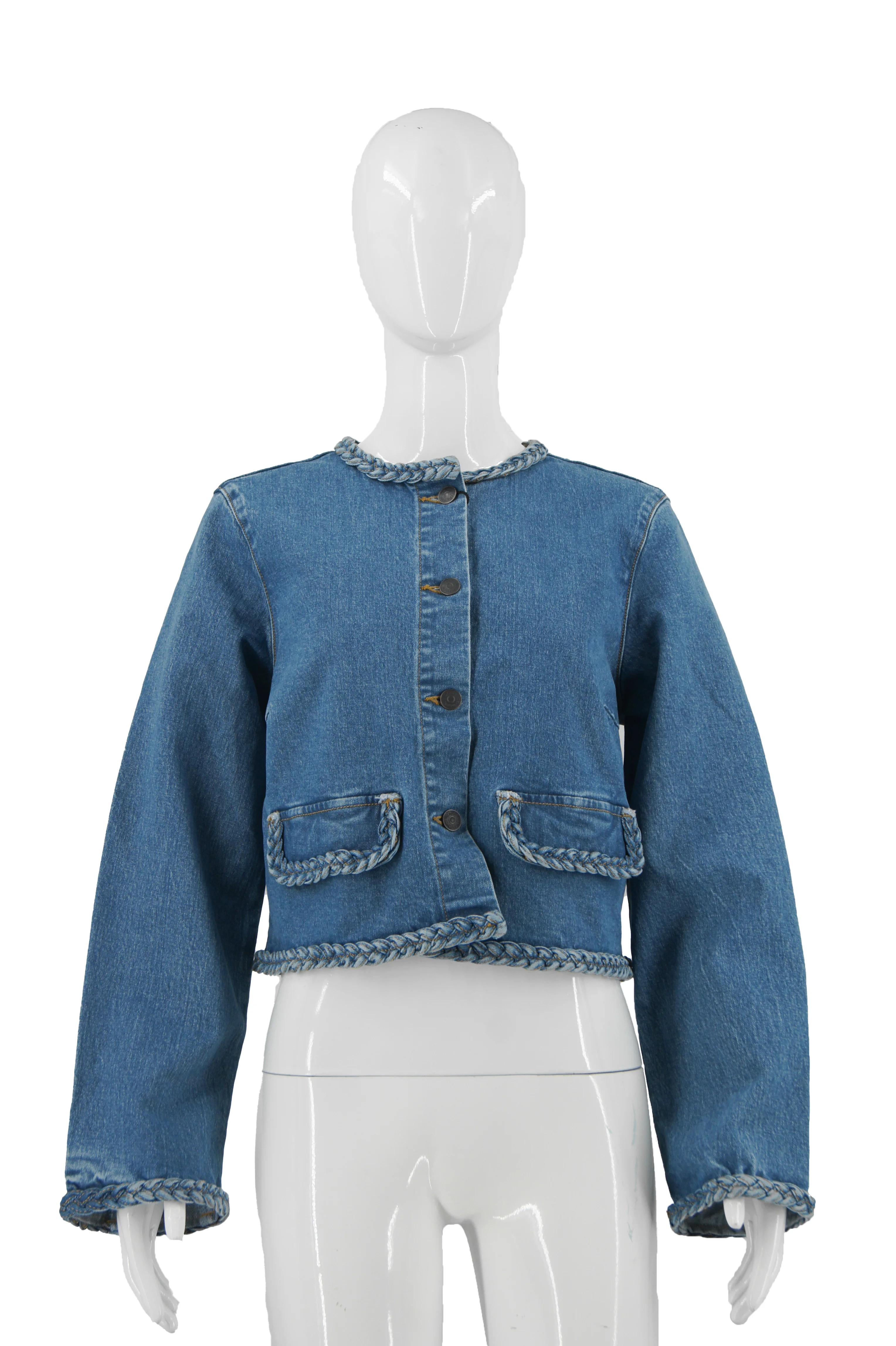 Polyester-cotton Jacquard Jacket, Gujia Shirt, Heavy Washed Denim