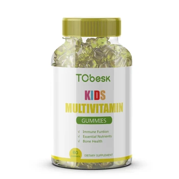 Customized Logo Multivitamin Gummies for Kids Vegetable-Infused Supplements Boost Metabolism Increase Pregnant Women Newborns