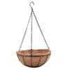 Brown--Round hanging basket