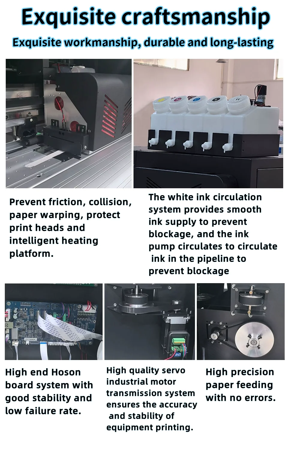 Factory Direct New 60cm Inkjet DTF Printer with 1 Year Warranty Full-Automatic Heat Transfer for T-Shirts and Fabric supplier