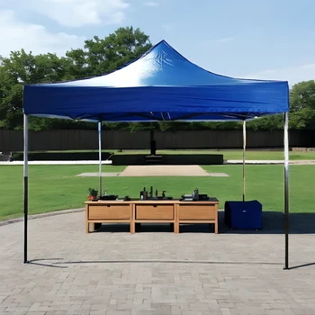 STALLMASTER Trade Show Tent Advertising Canopy Tent Waterproof UV-protected and Flame-Resistant Steel Frame Market Tent