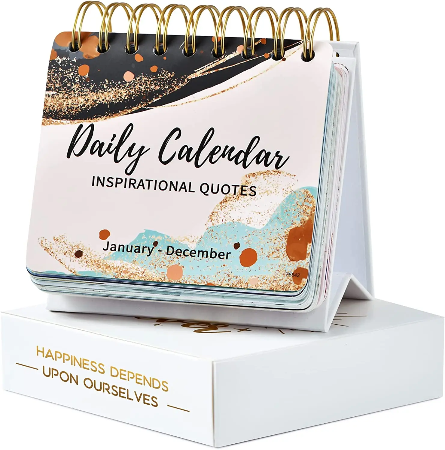 Custom Motivational Calendar Daily Flip Calendar Inspirational Quotes ...