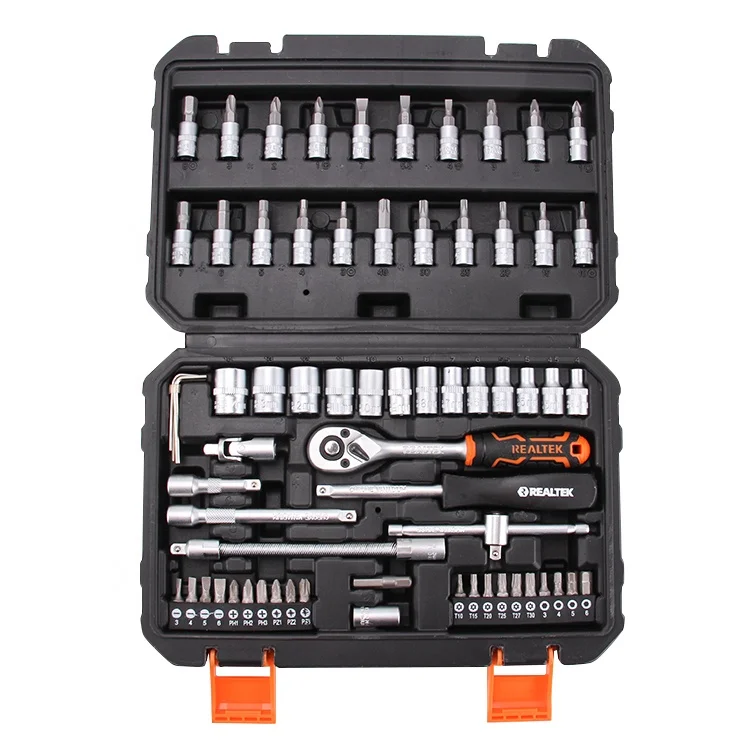 Realtek  66Pcs High Quality Socket and Bit Set Home Tools