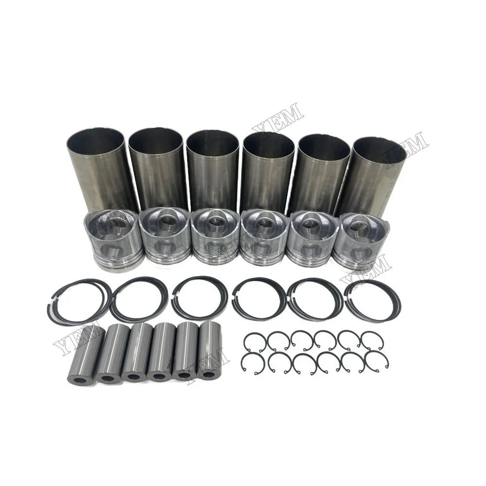 Cylinder Liner Kit Compatible for Komatsu 6D110s Engine Parts Manufacturer 6