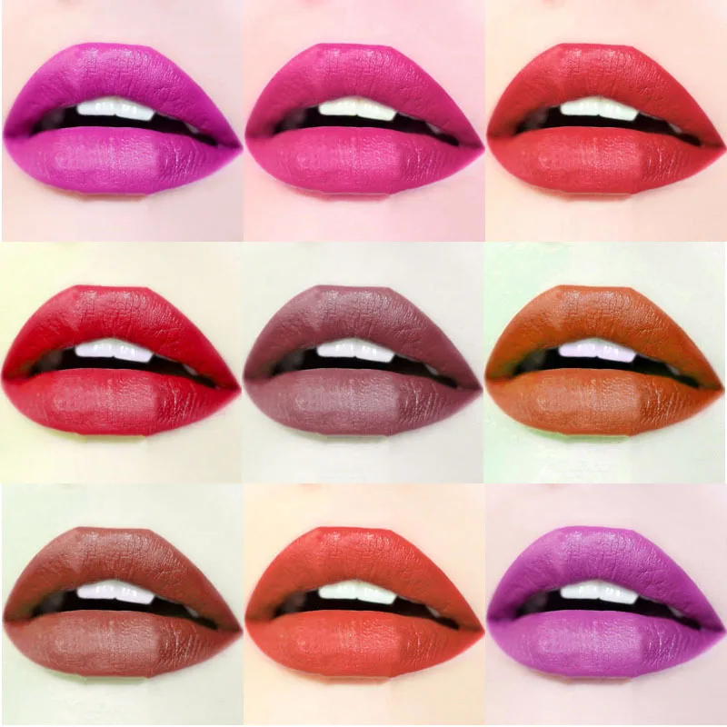 Фирменная помада 12 цветов, матовый блеск для губ, матовая увлажняющая водостойкая жидкая помада без логотипа