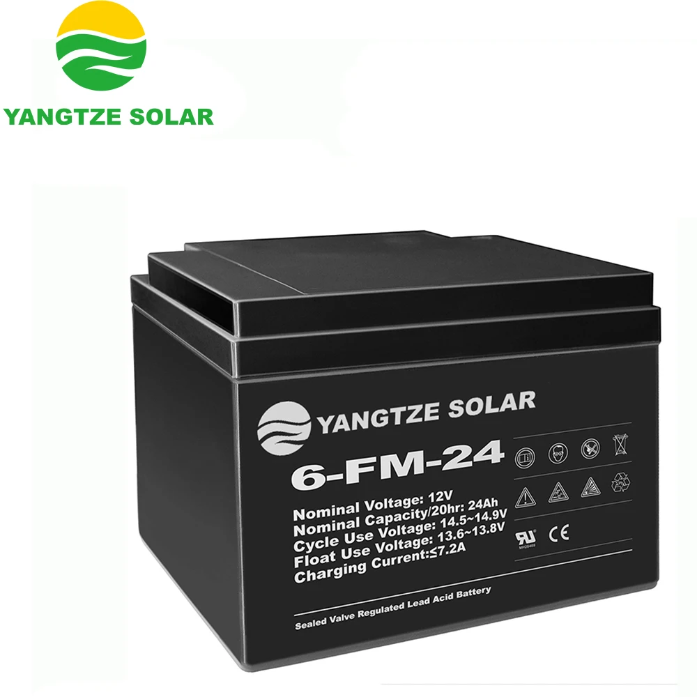 Top China factory electric car 12v 24ah lead acid battery