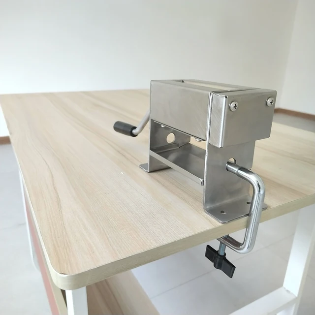 Original FactoryStainless Steel Handle Rotate Mini Tobacco Leaf Cutter Machine for Home Use 6