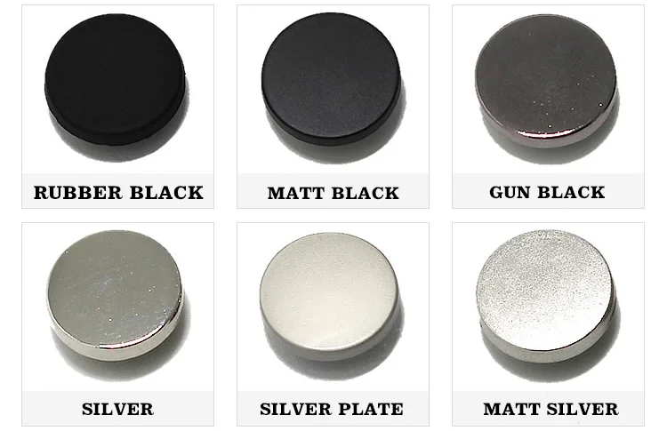 Colorful 15mm Metal Nickel Free Snap Buttons - Custom Made