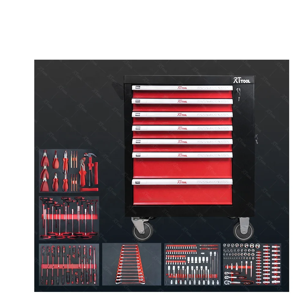 RTTOOL 249pcs Tools Germany Tools with Cabinet