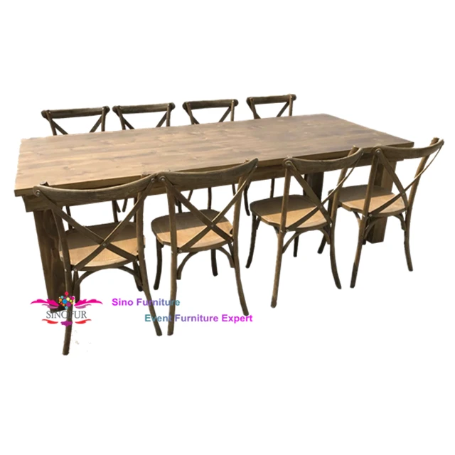 Лидер продаж, старинный винтажный стол для фермы из массива дерева