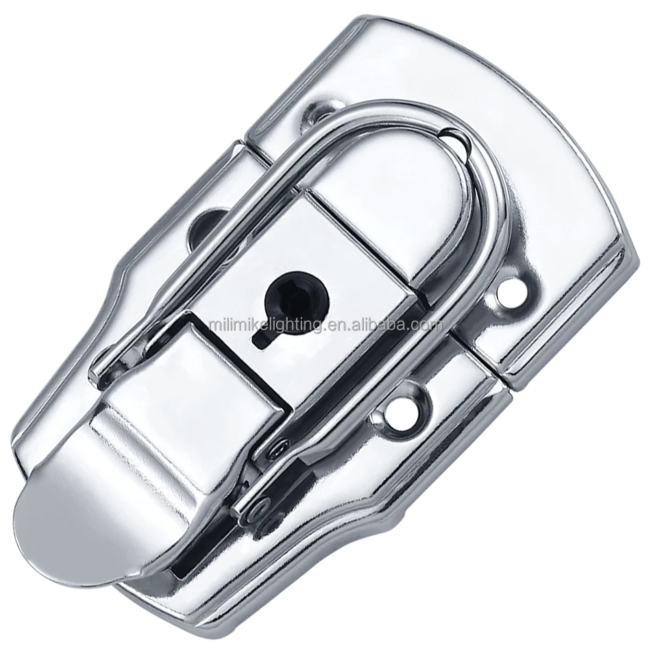 Metal Flight Case Padlock Latch Lock Tool Box Latch For Metal Accessories Metal Draw Bolt Catch