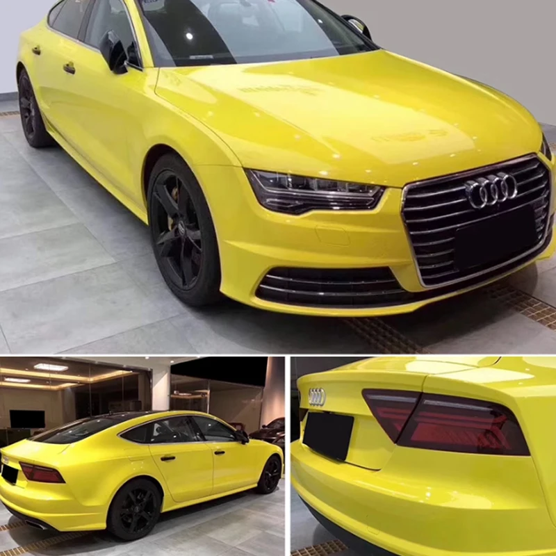 Car Vinyl Wrap Pvc Super Bright Pink Orange Yellow Colors Car Vinyl