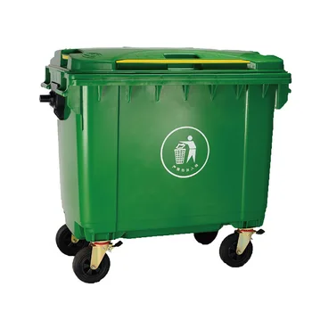 China Wholesale 660L Indoor Outdoor Universal Plastic Recycle Dustbin With Lid Garbage Big Trash Container Wheelie Waste Bins