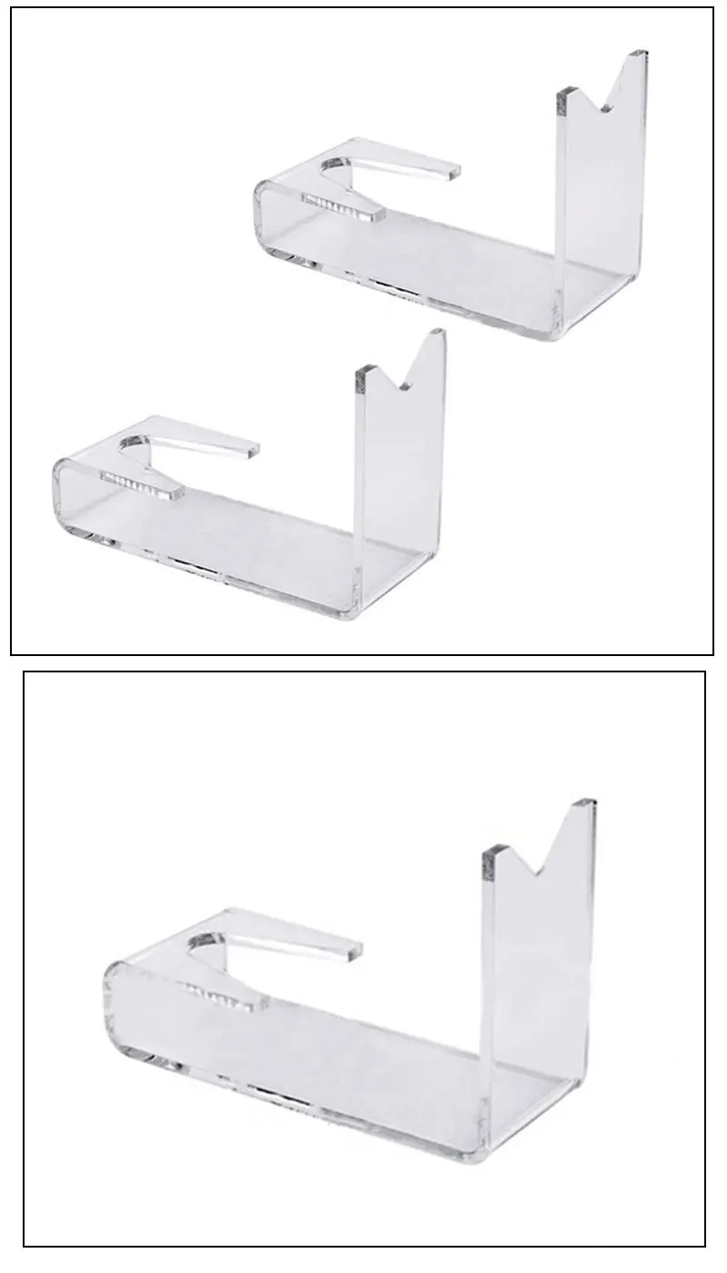 Acrylic Toy Gun Display Stand Desktop Plexiglass Pistol Model Bracket