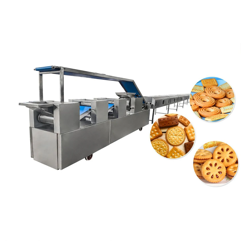 Factory Direct Sale Small Automatic Biscuit Making Production Line Cookie Biscuit Wire Cutter for Food Processing Machinery