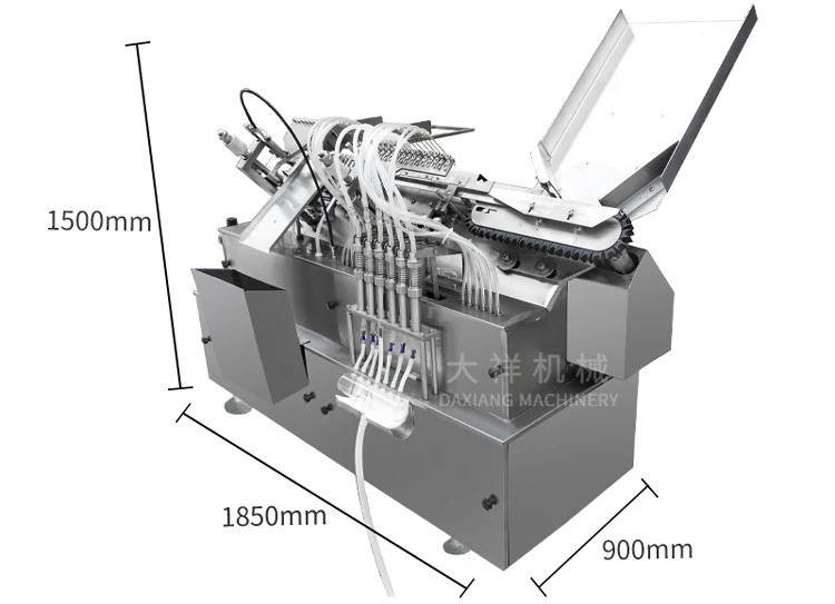 ALG-6 Heads Automatic Sealer Ampoule Vial Filling and Capping Sealing Machine factory