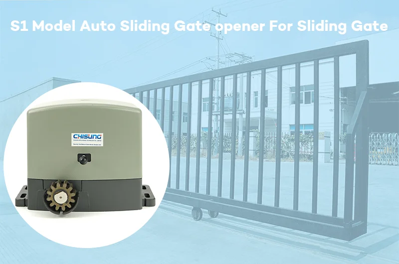 Solar System Dc Motor 500KG Automatic Gate Opener Sliding With Solar Panels/Racks