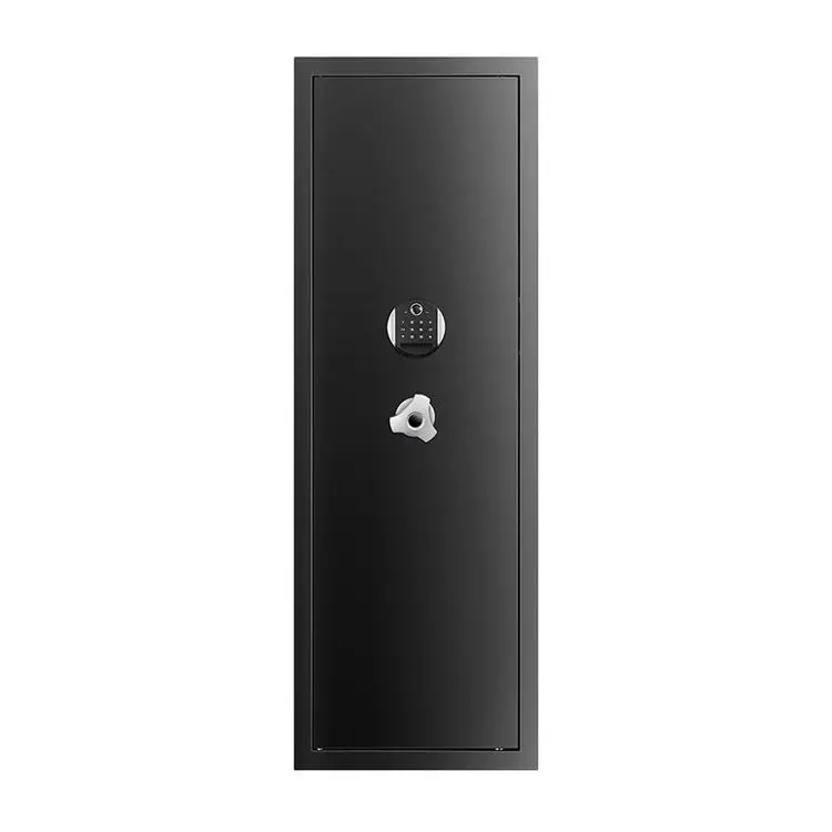 Weichi Large Fingerprint Gun Safe Home Security Wall Mounted Shooting Gun Storage Box Steel Biometric Gun Safe Cabinet Box