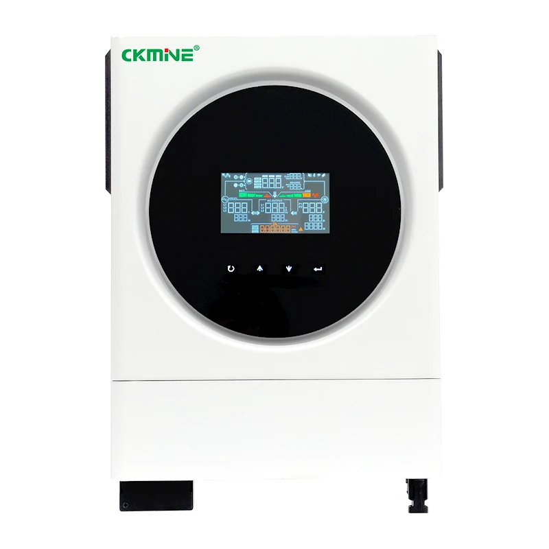 CKMINE Új Érkezés SOLIA-S2 Sorozat 4kw 24VDC Dual Output Off Grid Solar Inverter 4KVA 230VAC Egy Fázisú MPPT Vezérlő