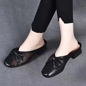 59/2000  2026 Winter Low Heel (less than 3cm) Thick Heel Covered Toe Fashion Simple Mom Casual Export Hot Style Womens Shoes