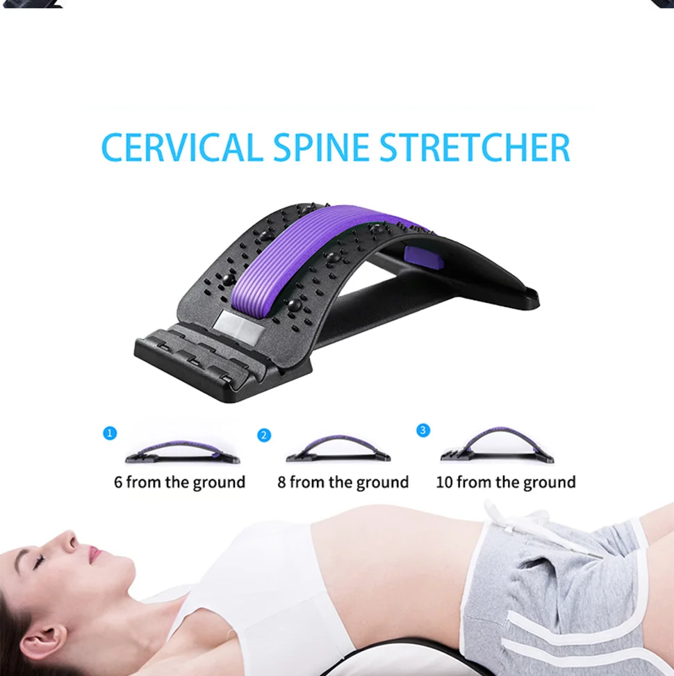 Back Cracker Orthopedic Waist Stretcher 4levels Back Cracker Stretcher Lumbar Support
