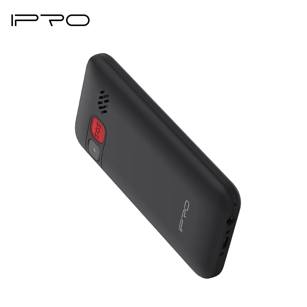 High Quality IPRO F183 Simple Elderly SOS Big Button 2G GSM 3G WCDMA 850 1900 Us Version Mobile Cell Phone Made in China