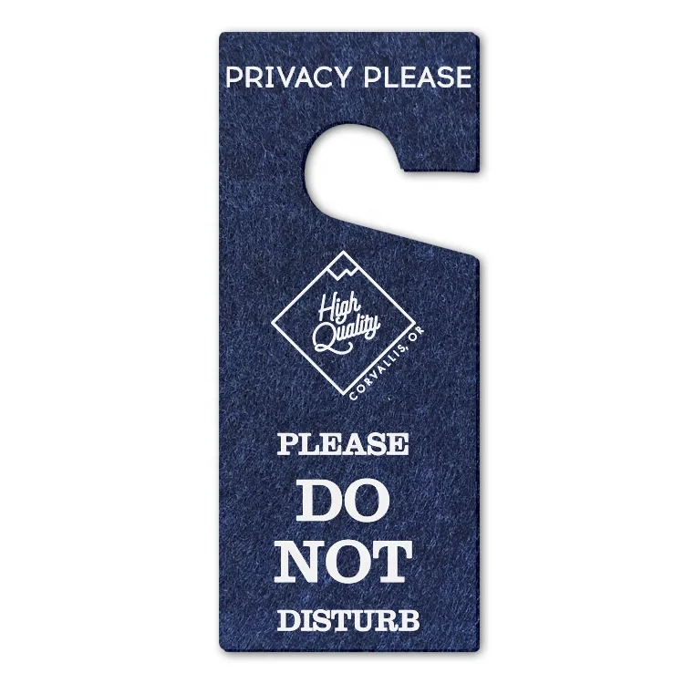 
 Оптовая продажа, пустые гравировочные подарки, вешалка для двери в отеле, дверной знак «Не беспокоить»  