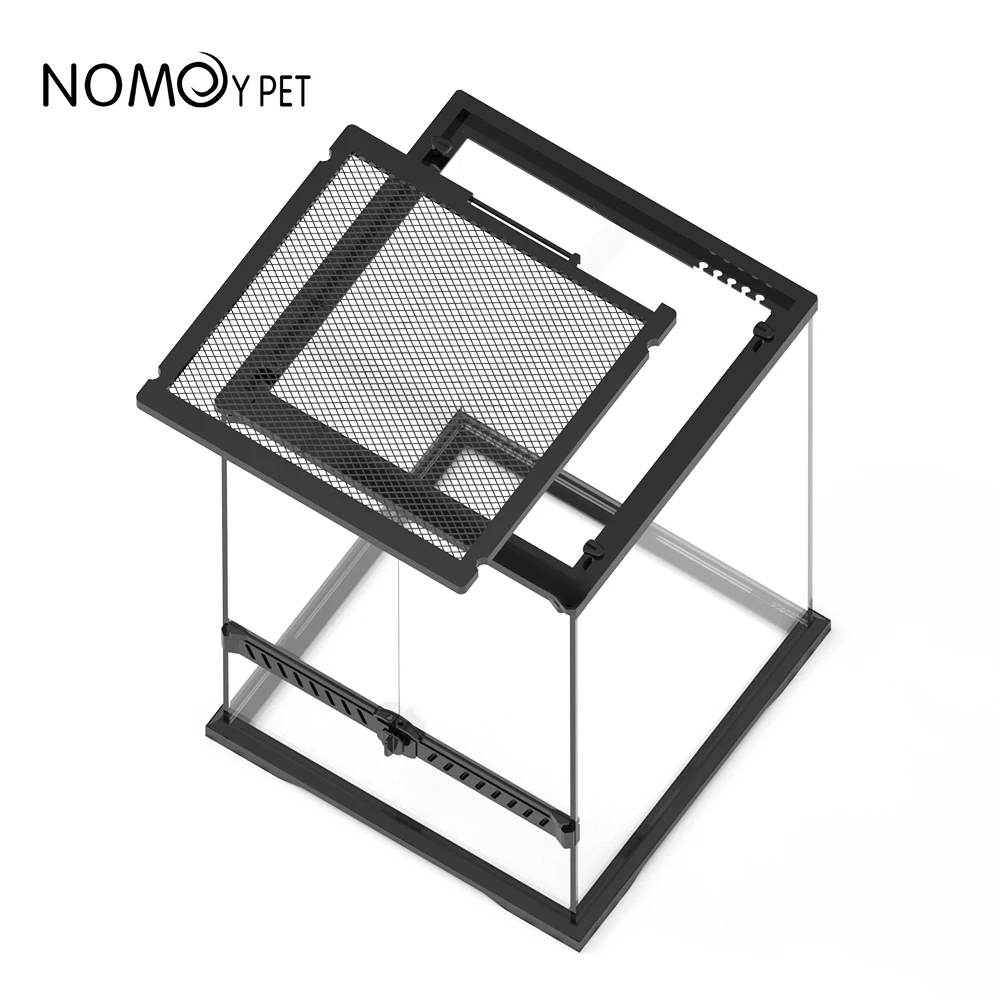 NOMOY PET工場卸売トカゲヤモリカメレオンケージガラス爬虫類