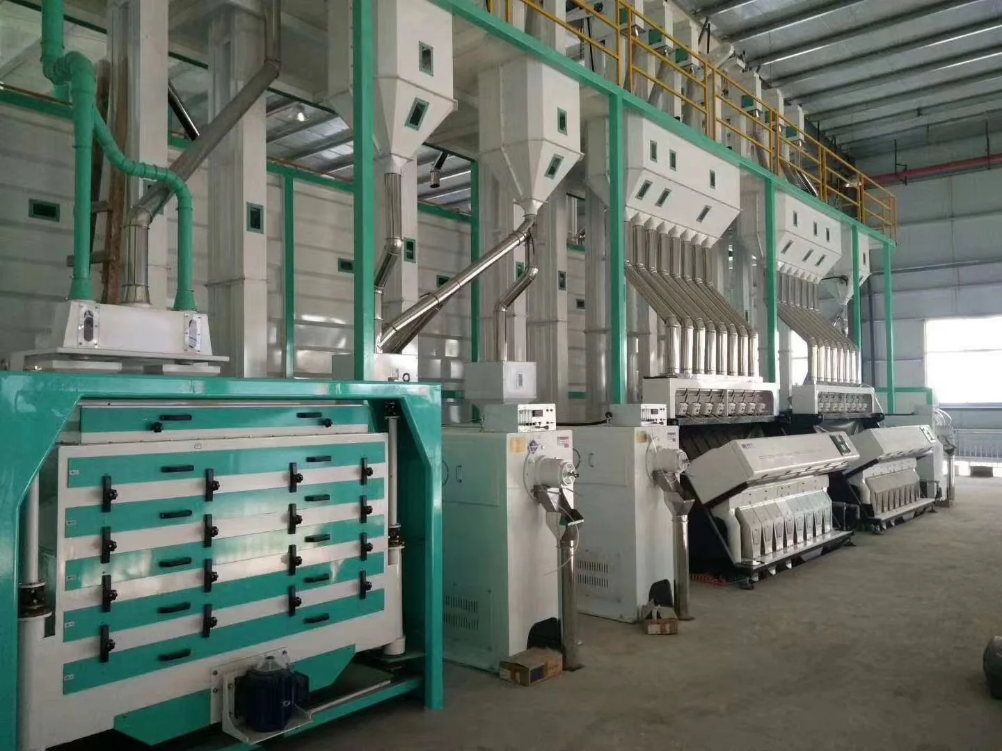 Paddy Rice Husker Automatic Mini 60 Ton Per Day Paddy Parboiling Whitener and Polishing Machine