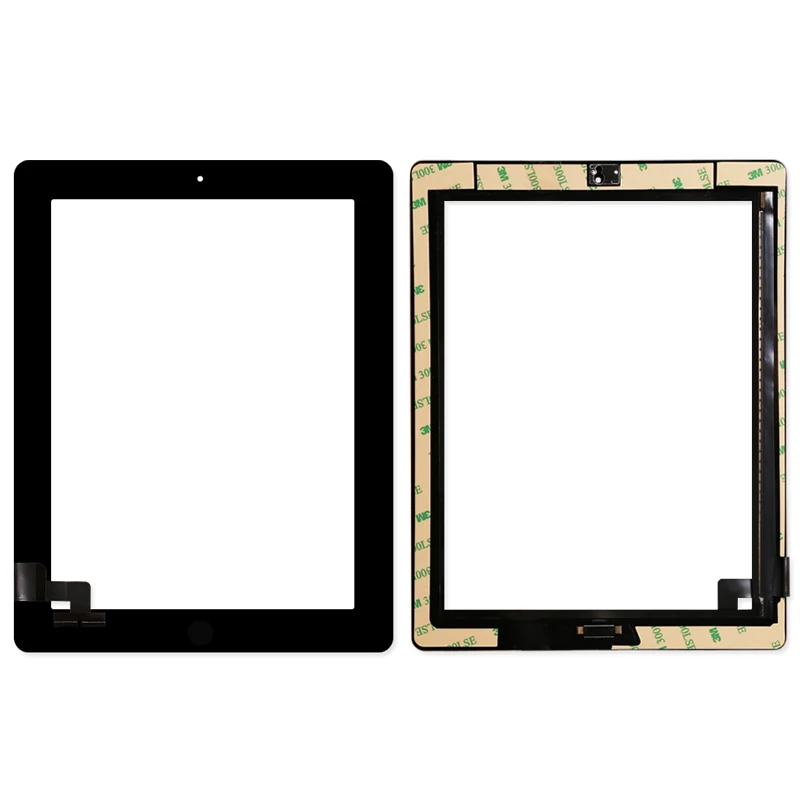 Touch Screen Digitizer Black Replacement  Assembly For iPad 2 A1395 A1396 A1397 