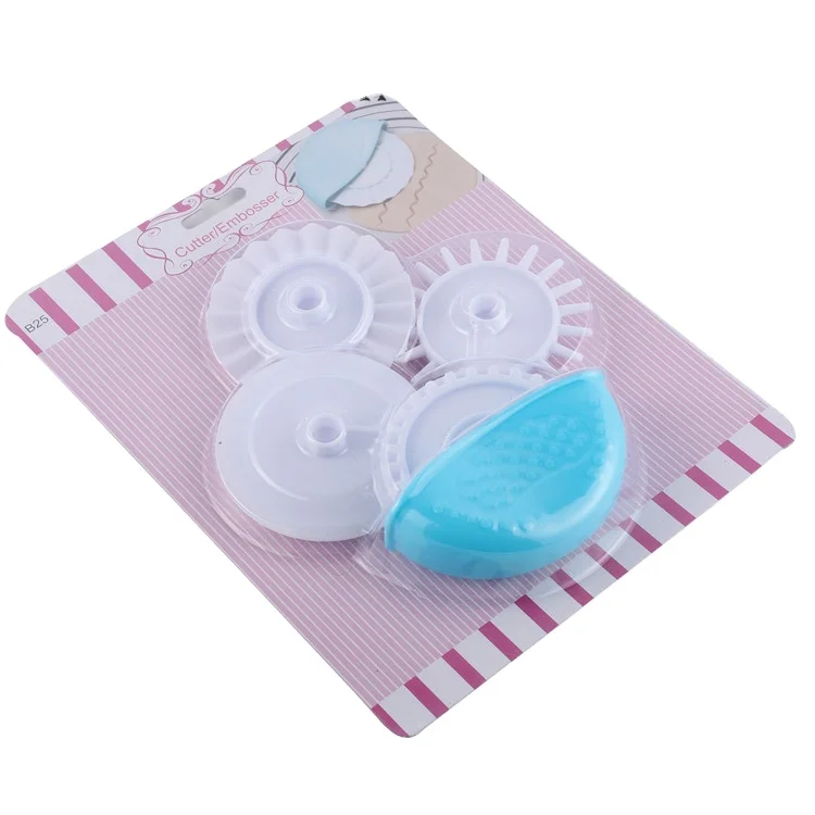 Пластиковые Кондитерские диски OEM 4 шт. набор для Украшения Пирога кондитерские решетки инструменты украшения резак лапши пирогов