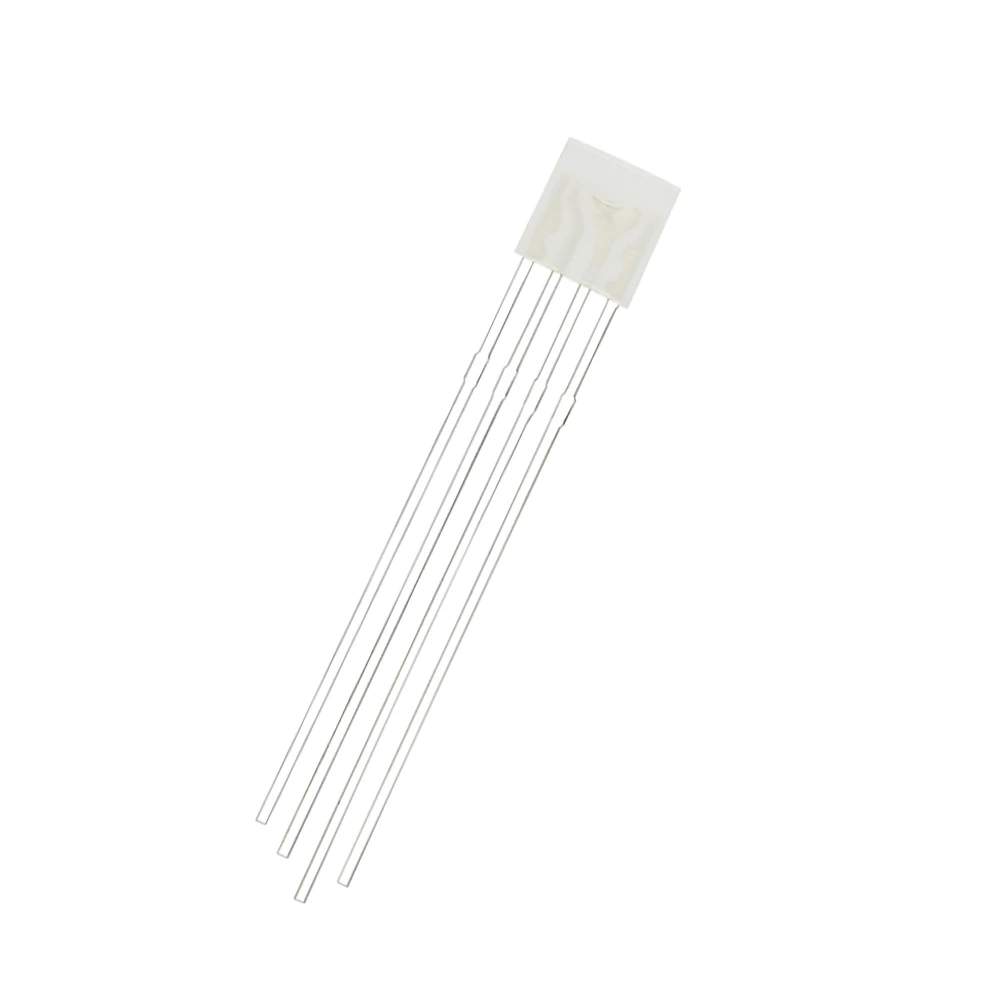 Vanfun 4-Leg Square RGB LED Diode 5V Max Reverse Volta DIP LED Hole Case Common Anode/Cathode Emitting Light