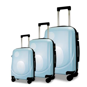 High Quality Factory Wholesale ABS PC Zipper Travel Luggage Waterproof Outdoor Business Suitcase Aluminum Lock Opening Method