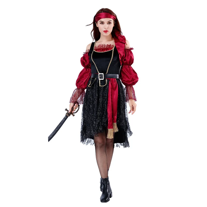 Cool Female Warrior Cosplay Women Halloween Pirate Costumes