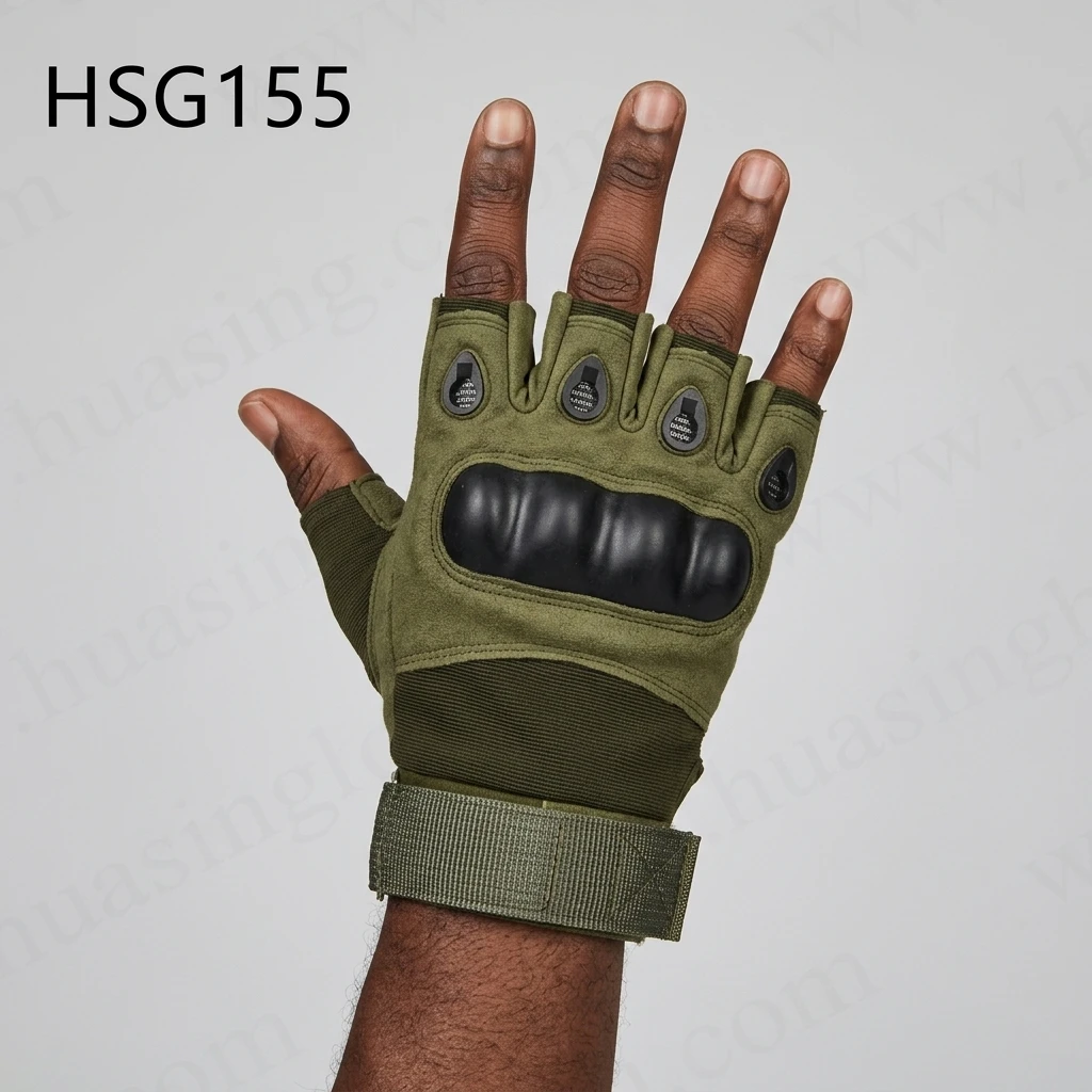 LXG,Camping Hiking Anti-collision protection Flexible Finger Hunting Gloves Adjustable Wrist Design Durable Jungle Gloves HSG155