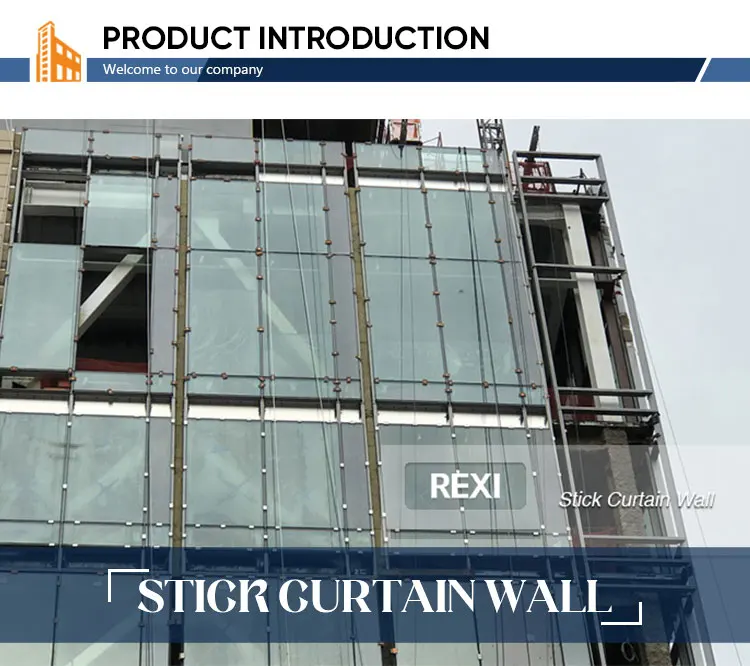 Photo inspiration: Fresh Look at Frameless Glass Acoustic Curtain Wall Design Building Facade Aluminium