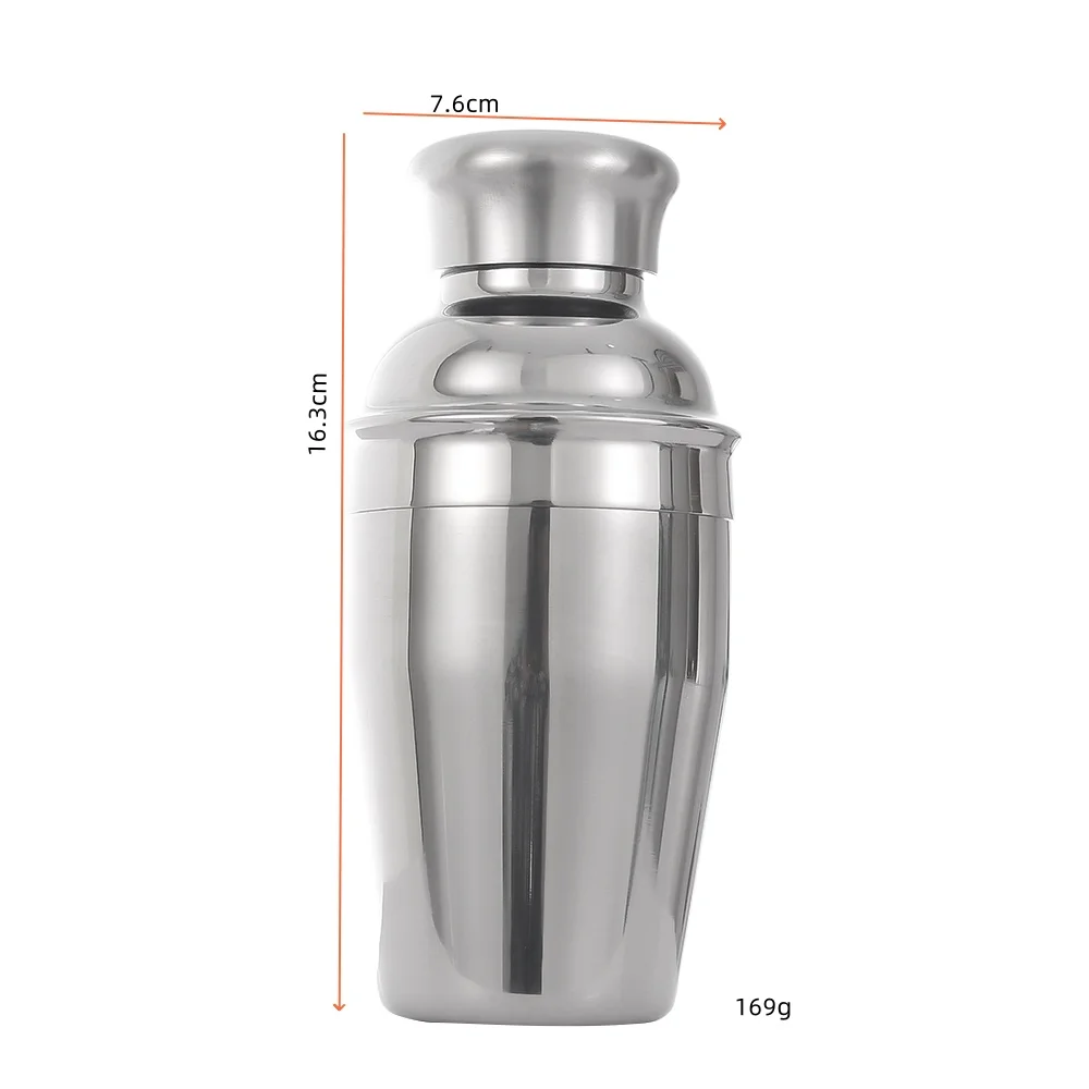 New Top Quality Customized 350 ML Cocktail Shakers Stainless Steel for Bar Tool