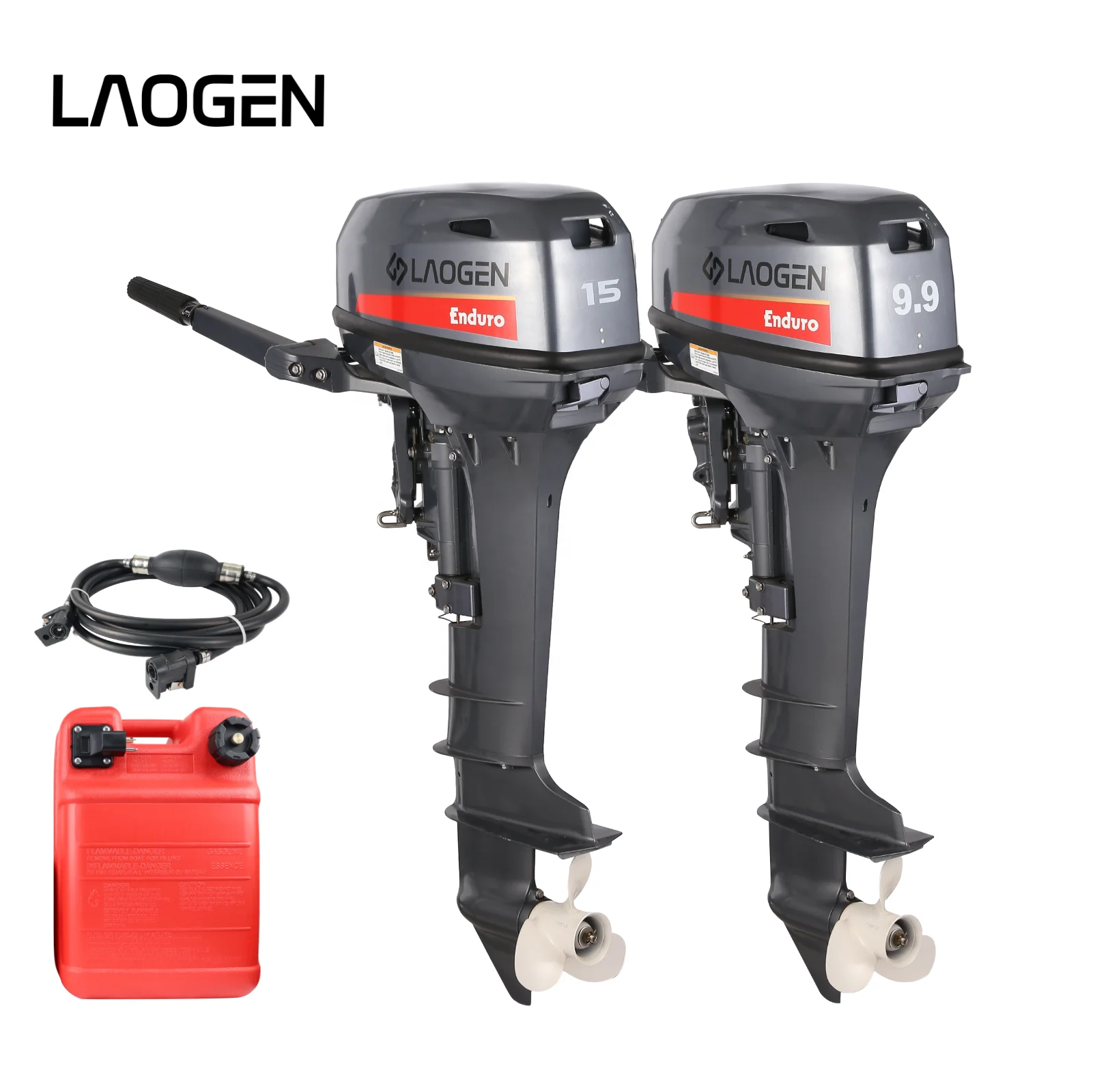 Laogen Enduro 15hp Outboard Engine Match Yamaha 2 Stroke Outboard Motor 9.9 15hp Outboard Engine 6b4 15D Boat Motor Outboard