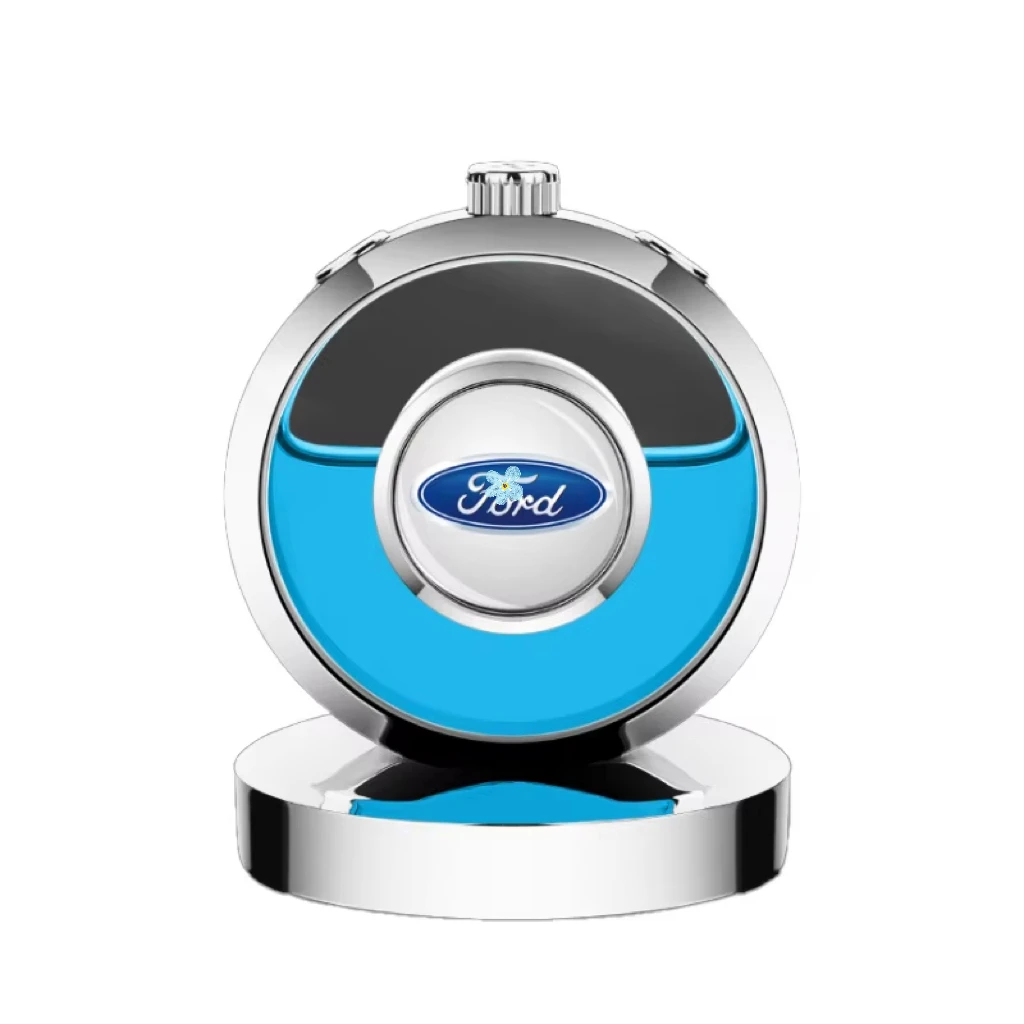 Clip De Diffuseur De Parfum De Désodorisant De Voiture Rechargeable De 1pc, Diffuseur D'aromathérapie D'intérieur De Voiture De Ventilation Automatique Avec 10 Pièces De Tampons