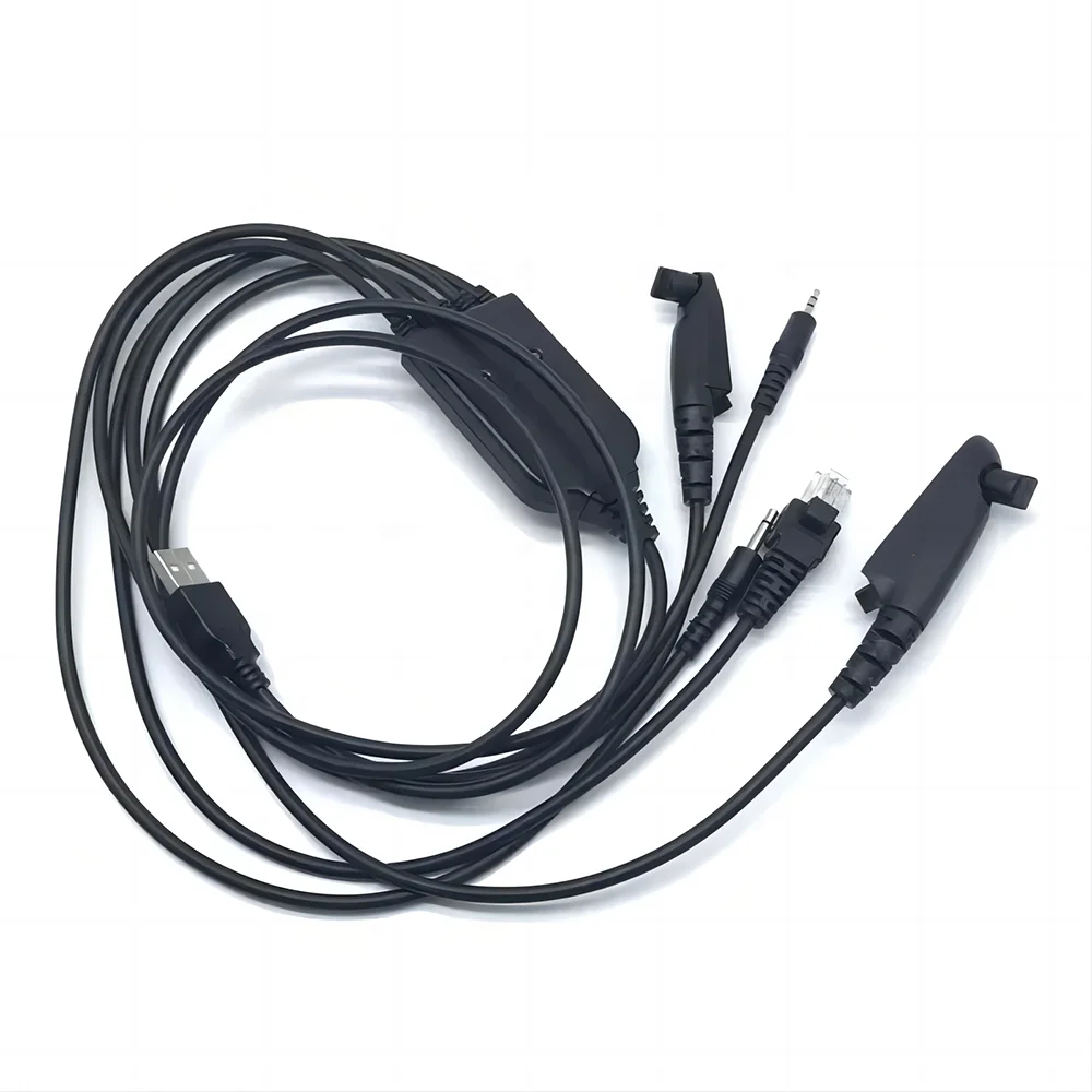 FTDI 5 in 1 Programming Cable for Motorola GP88 GP300 GP328 GP340 GP328Plus GM300 Pro5150 Two Way Radio