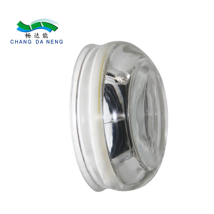 15T Round Soalr Road Stud IP68 Tempered Glass Solar LED Garden Light