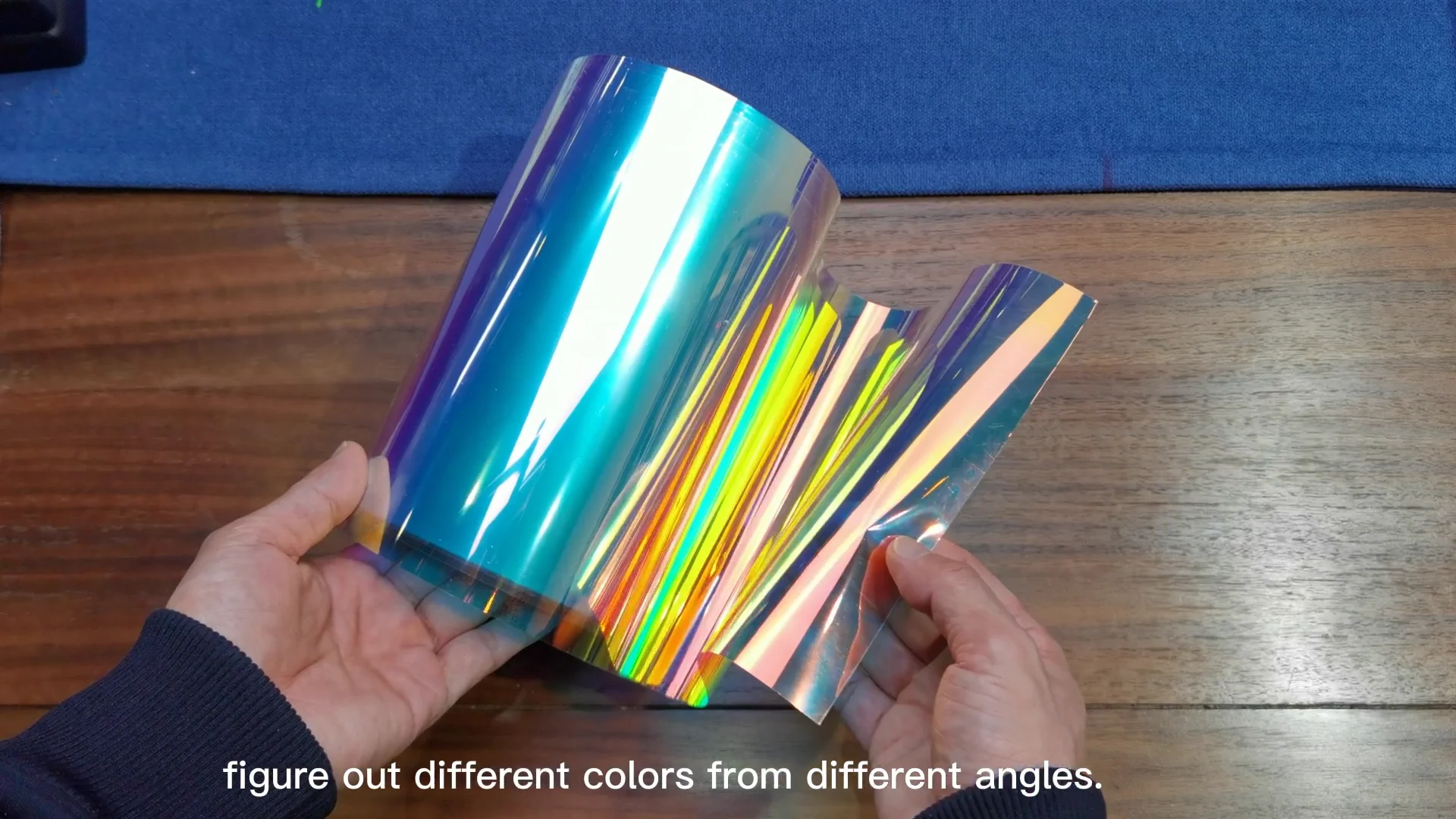 Factory Supply Holographic Sticker Paper Waterproof Clear Hologram Pe
