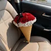 Cono de rosa ardiente